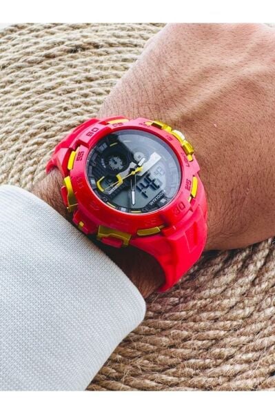 Jaga AD1154-OGKG Analog-Dijital Genç Kol Saati