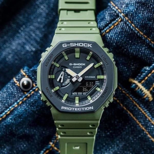 Casio GA-2110SU-3ADR Carbon Erkek Kol Saati