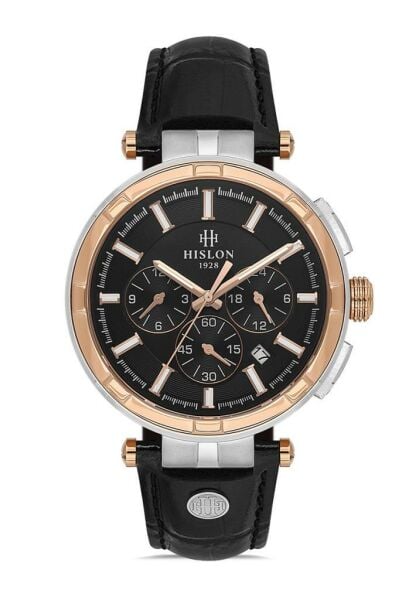 Hislon Date DT202T-04BR Erkek Kol Saati