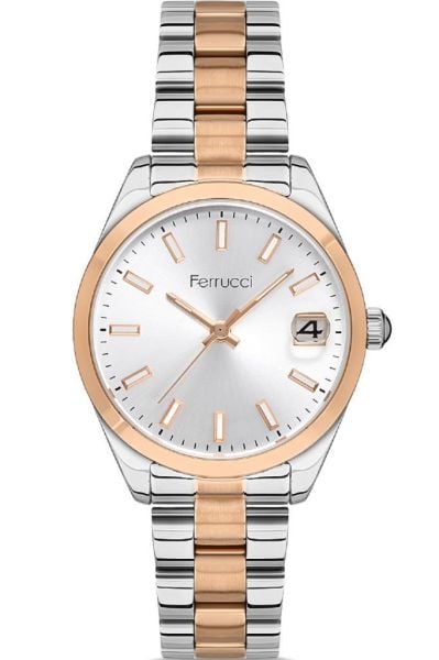 Ferrucci FC.0223 13276M.04 Metalik-Rose Kadın Kol Saati