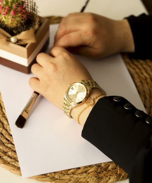 Ferrucci FC.0223 13276M.02 Gold Kadın Kol Saati