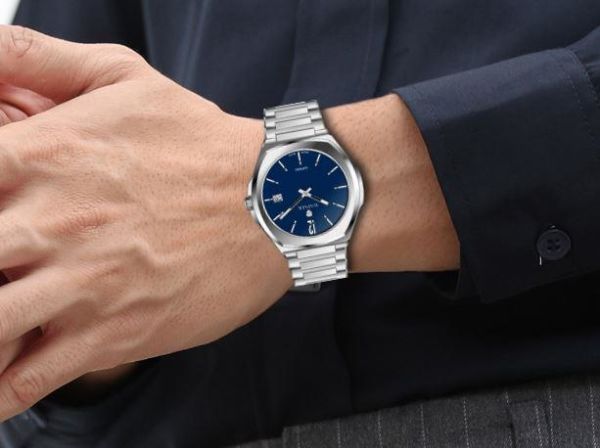 Wainer WA.10240-B Safir Cam Takvimli Erkek Kol Saati