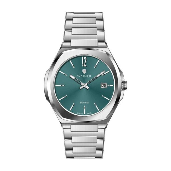 Wainer WA.10240-C Safir Cam Takvimli Erkek Kol Saati