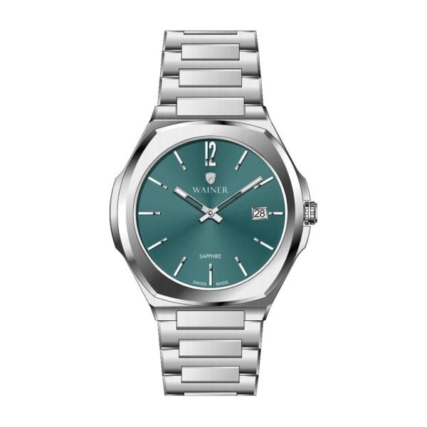Wainer WA.10240-C Safir Cam Takvimli Erkek Kol Saati