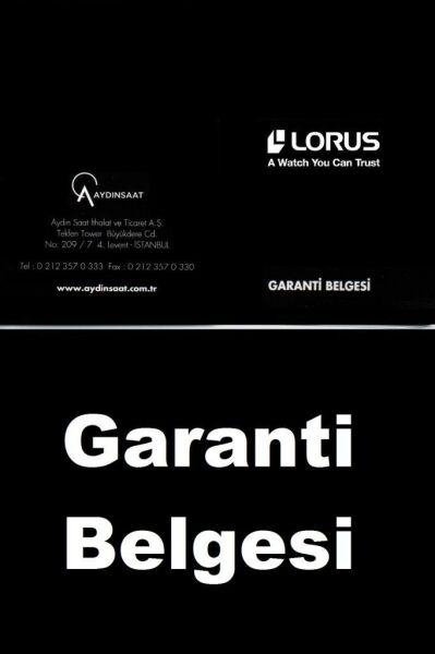 Lorus RM397GX-9 Fonksiyonlu Erkek Kol Saati