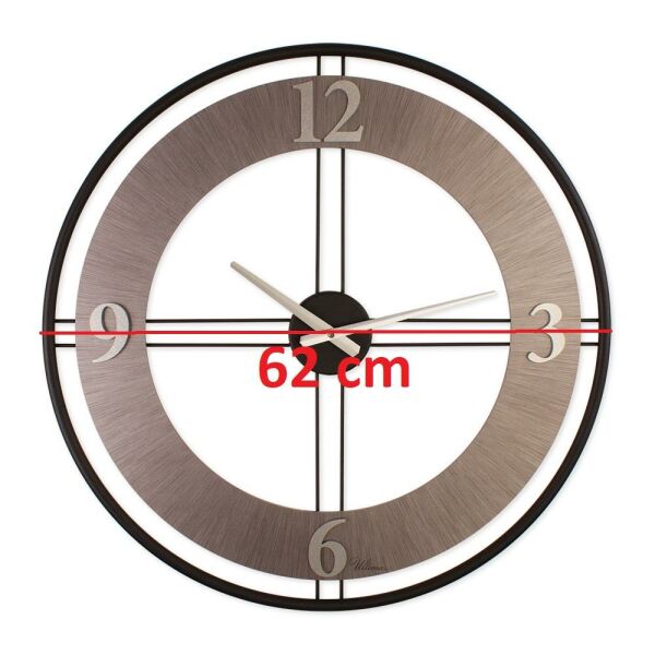 Regal Ultima 3616 BS Çift Sıralı Ahşap/Metal Kasalı Duvar Saati