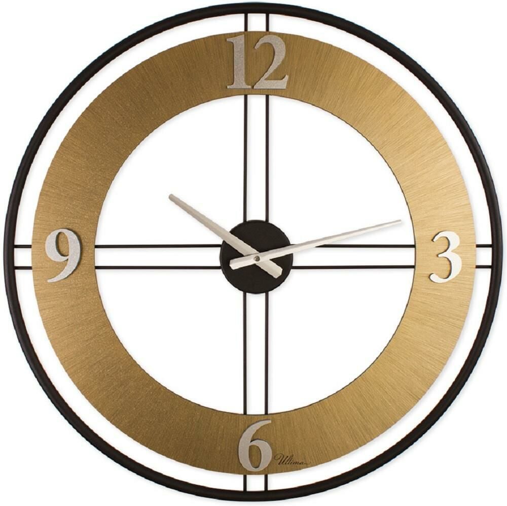 Regal Ultima 3616 BG Çift Sıralı Ahşap/Metal Kasalı Duvar Saati