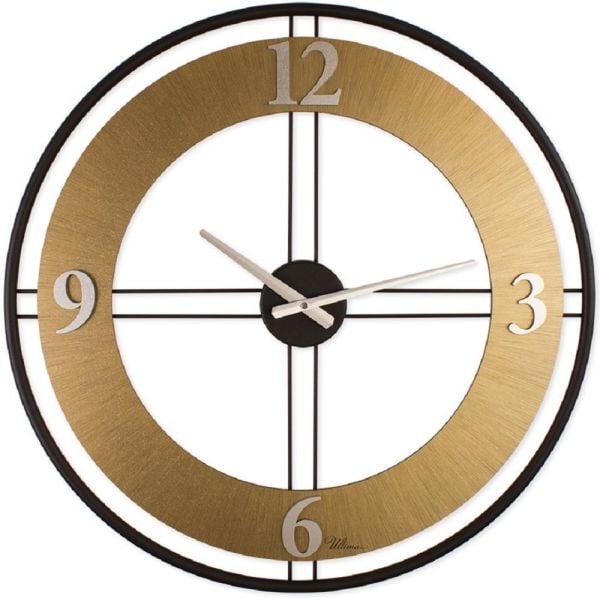 Regal Ultima 3616 BG Çift Sıralı Ahşap/Metal Kasalı Duvar Saati