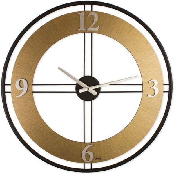 Regal Ultima 3616 BG Çift Sıralı Ahşap/Metal Kasalı Duvar Saati