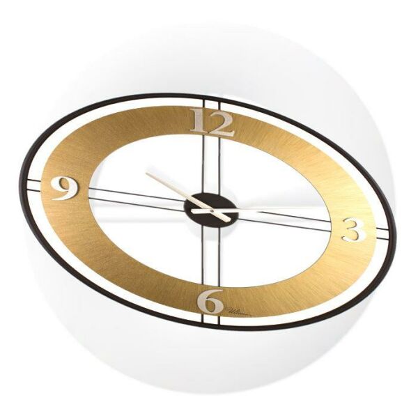 Regal Ultima 3616 BG Çift Sıralı Ahşap/Metal Kasalı Duvar Saati