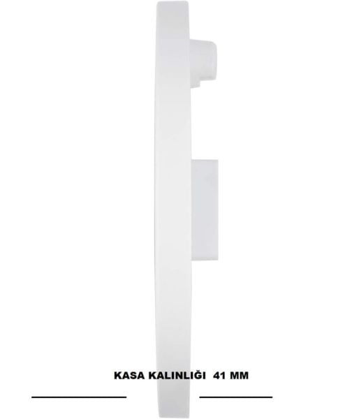 Casio IQ-05-7DF Beyaz Oval Analog Duvar Saati