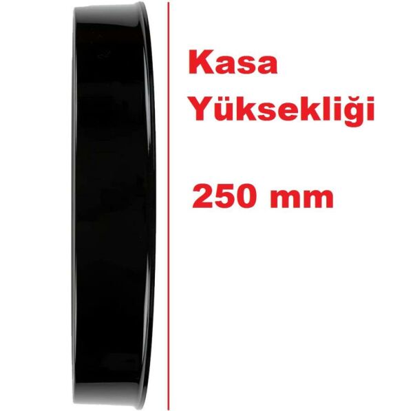 Casio IQ-151-1DF Siyah Kasa Oval Analog Duvar Saati