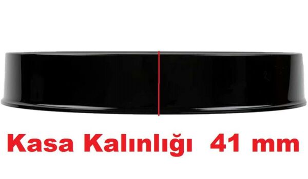 Casio IQ-151-1DF Siyah Kasa Oval Analog Duvar Saati