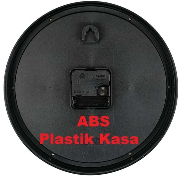 Casio IQ-151-1DF Siyah Kasa Oval Analog Duvar Saati