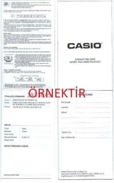 Casio IQ-151-1DF Siyah Kasa Oval Analog Duvar Saati