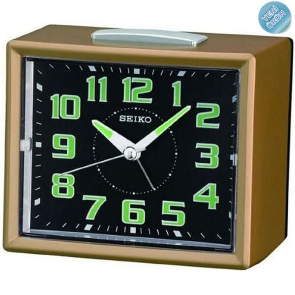 Seiko QHK024G Alarmlı Sessiz Saniyeli Lumibrite Masa Saati