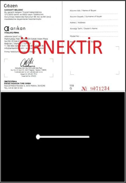 Citizen BI5070-57A Erkek Kol Saati