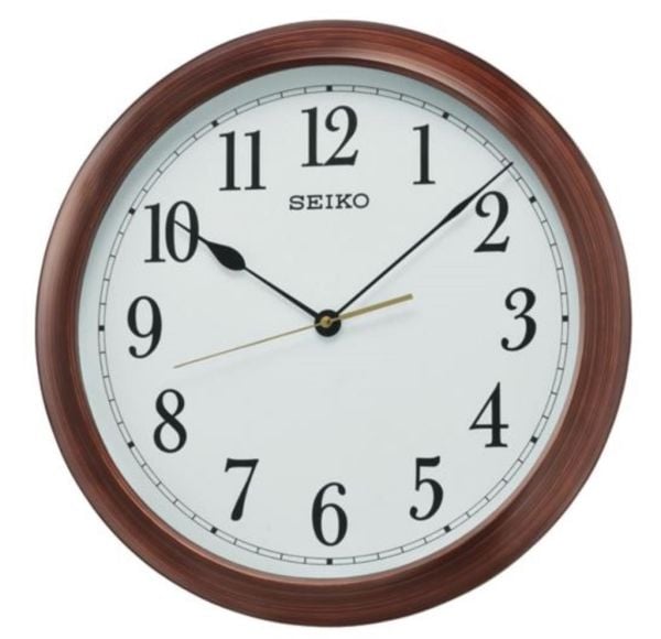 Seiko QXA598B Sessiz Akar Analog Duvar Saati