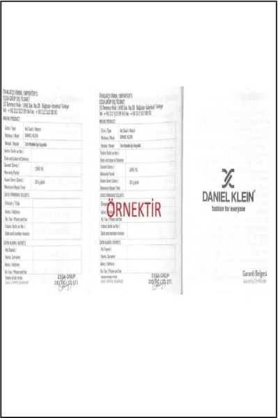 Daniel Klein DK012398G-02 Erkek Kol Saati