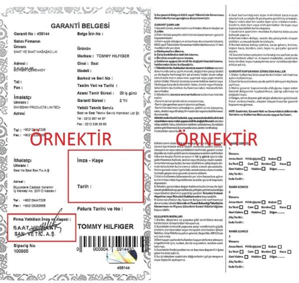 Tommy Hilfiger TH1782300 Kadın Kol Saati