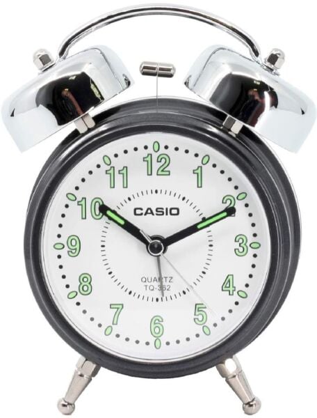Casio TQ-362-1BDF Bell Alarmlı Işıklı Analog Masa Saati