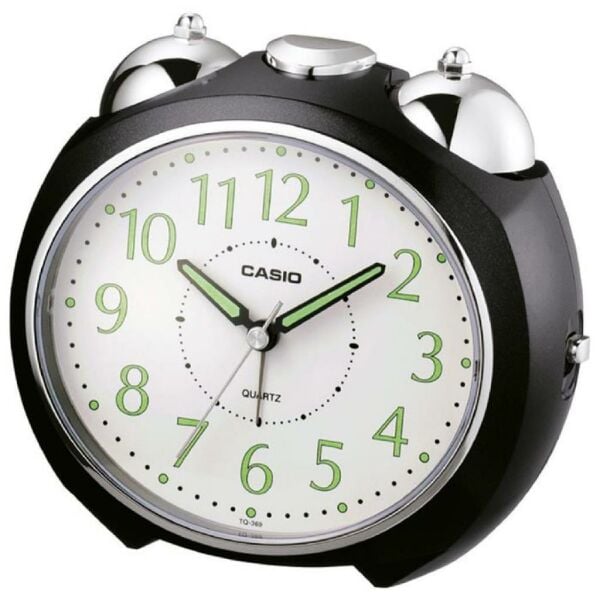 Casio TQ-369-1DF Bell Alarmlı Işıklı Analog Masa Saati
