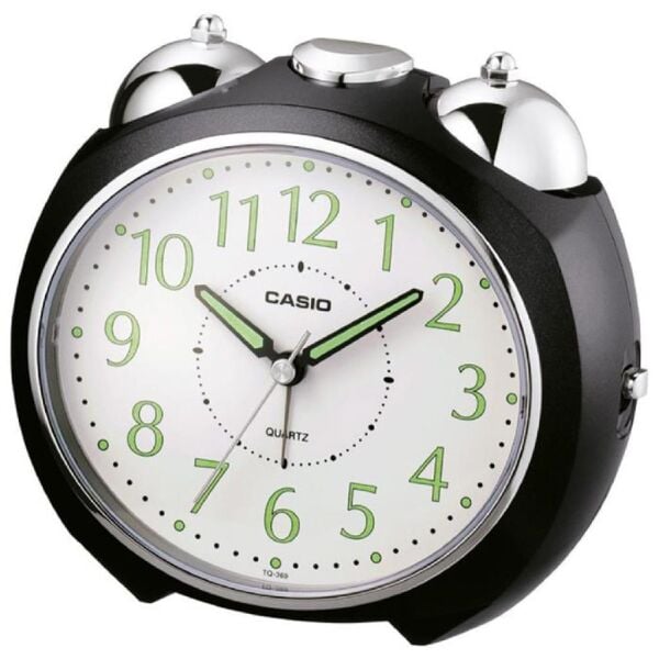 Casio TQ-369-1DF Bell Alarmlı Işıklı Analog Masa Saati