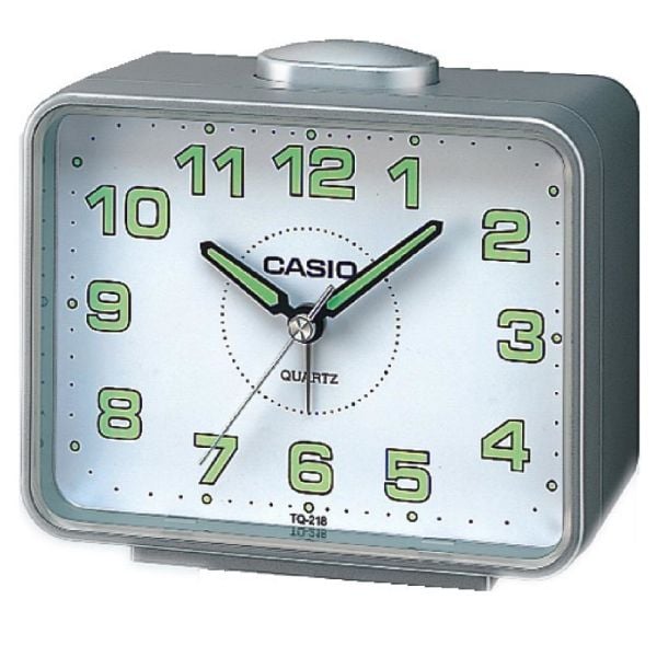 Casio TQ-218-8DF Beep Alarmlı Fosforlu Masa Saati