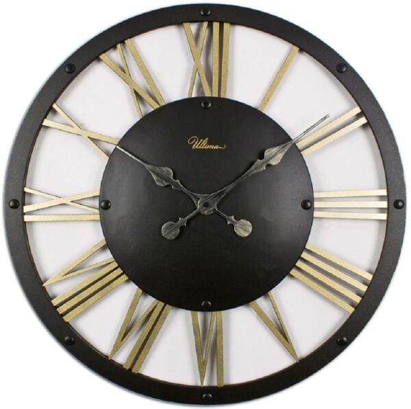 Regal 2678 BG Retro Metal İskelet Ev Ofis Duvar Saati