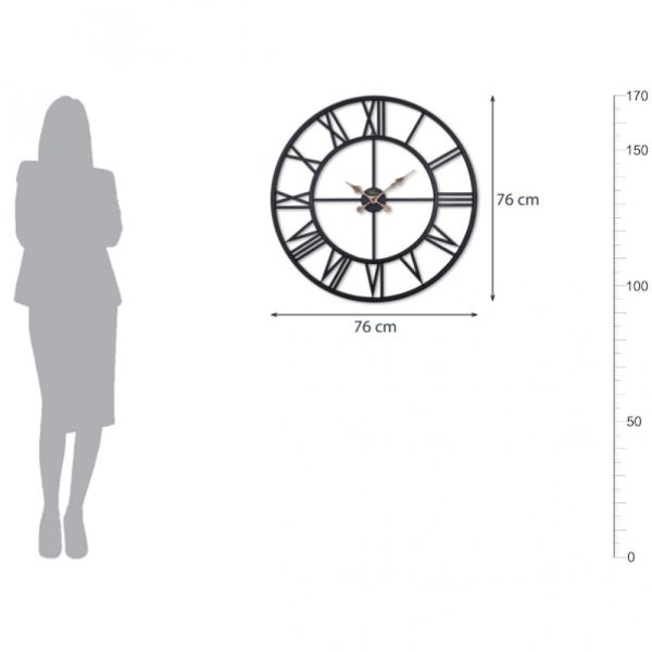 Regal 2688 G Ferforje 76 Cm. İskelet Ev Ofis Duvar Saati