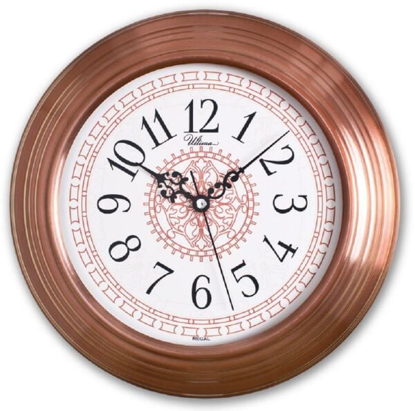 Regal 0080 C2 Bakır Renk Metal Ev Ofis Duvar Saati