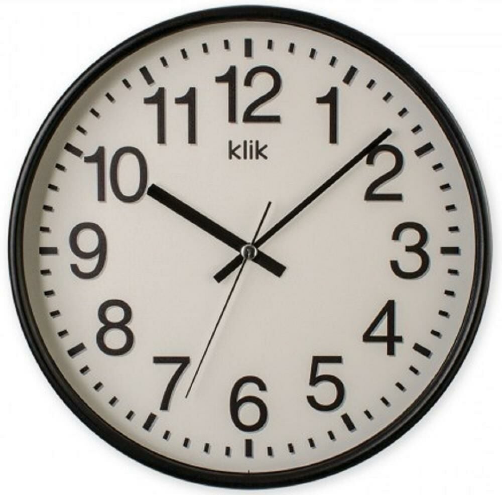 Klik Venüs Siyah Ev Ofis Duvar Saati