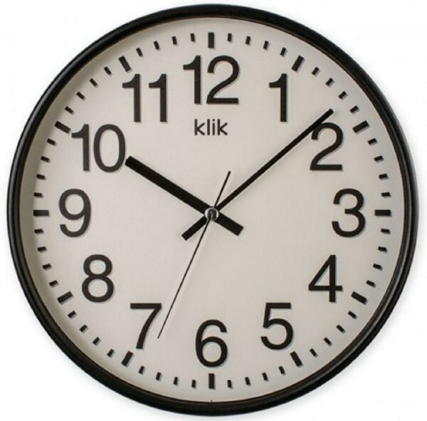 Klik Venüs Siyah Ev Ofis Duvar Saati