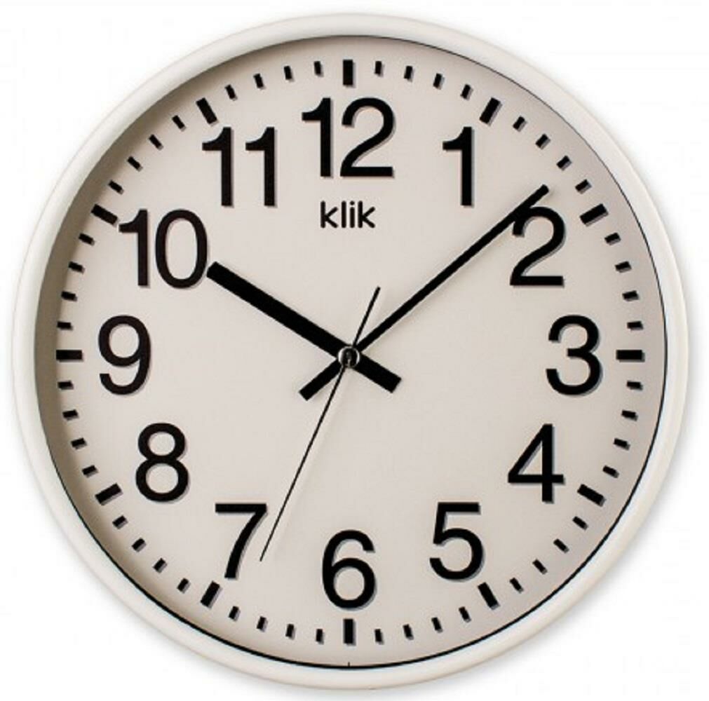 Klik Venüs Beyaz Ev Ofis Duvar Saati
