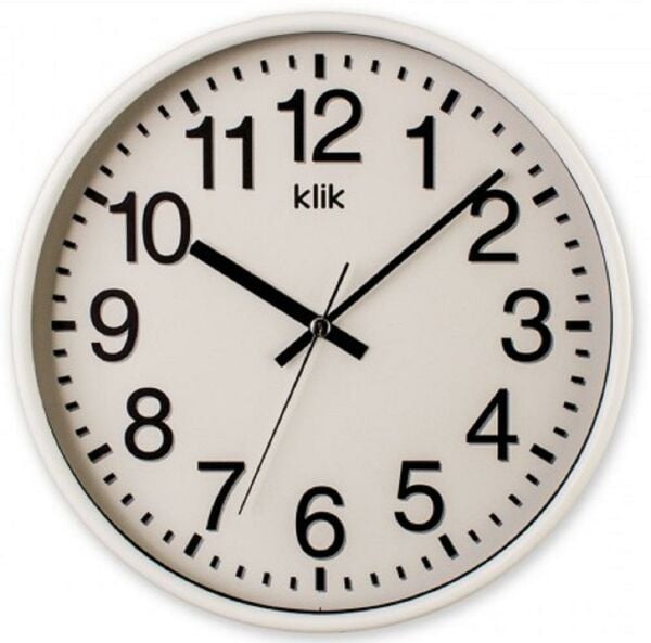 Klik Venüs Beyaz Ev Ofis Duvar Saati