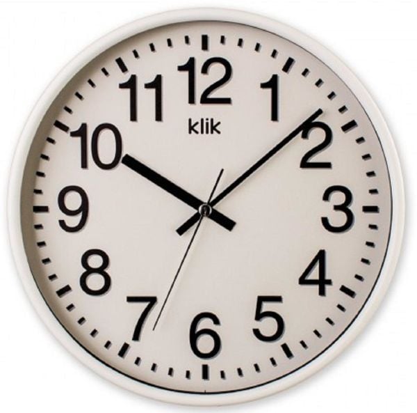 Klik Venüs Beyaz Ev Ofis Duvar Saati
