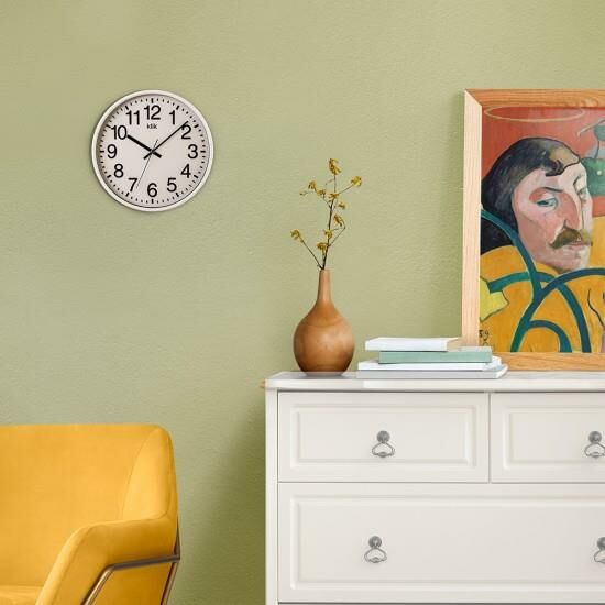 Klik Venüs Beyaz Ev Ofis Duvar Saati
