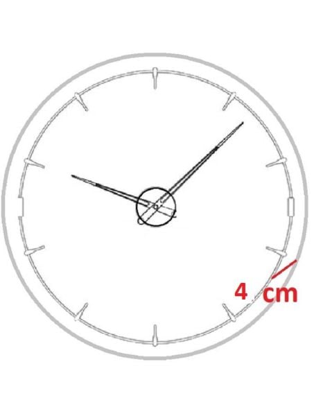 Klik Venüs Gri Ev Ofis Duvar Saati