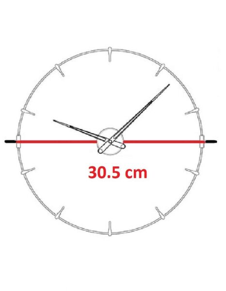 Klik Slim Gold Ev Ofis Duvar Saati