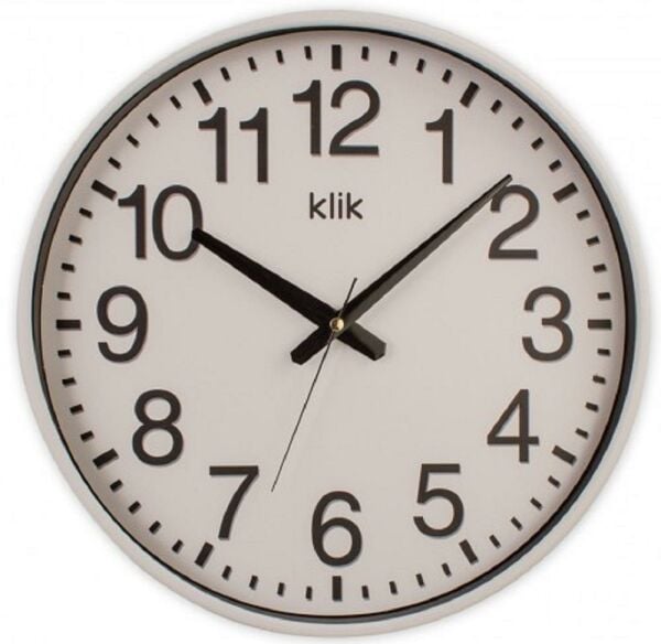 Klik Sımplex Beyaz Ev Ofis Duvar Saati