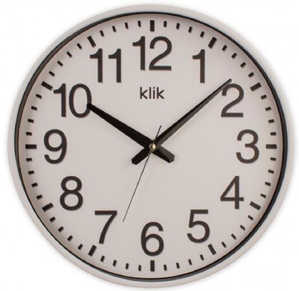 Klik Sımplex Beyaz Ev Ofis Duvar Saati