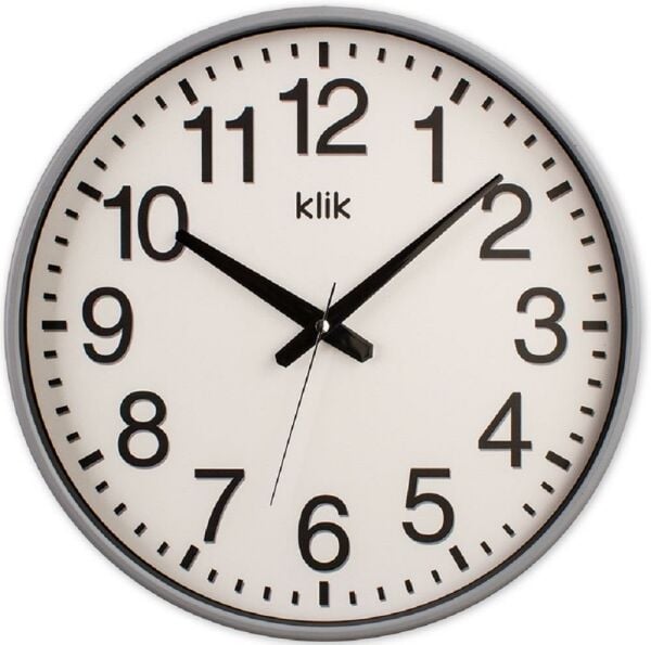 Klik Sımplex Gri Ev Ofis Duvar Saati