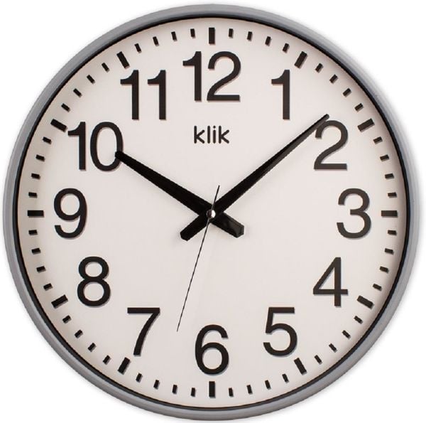 Klik Sımplex Gri Ev Ofis Duvar Saati