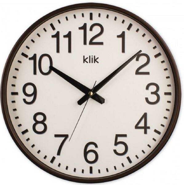 Klik Sımplex Kahverengi Ev Ofis Duvar Saati