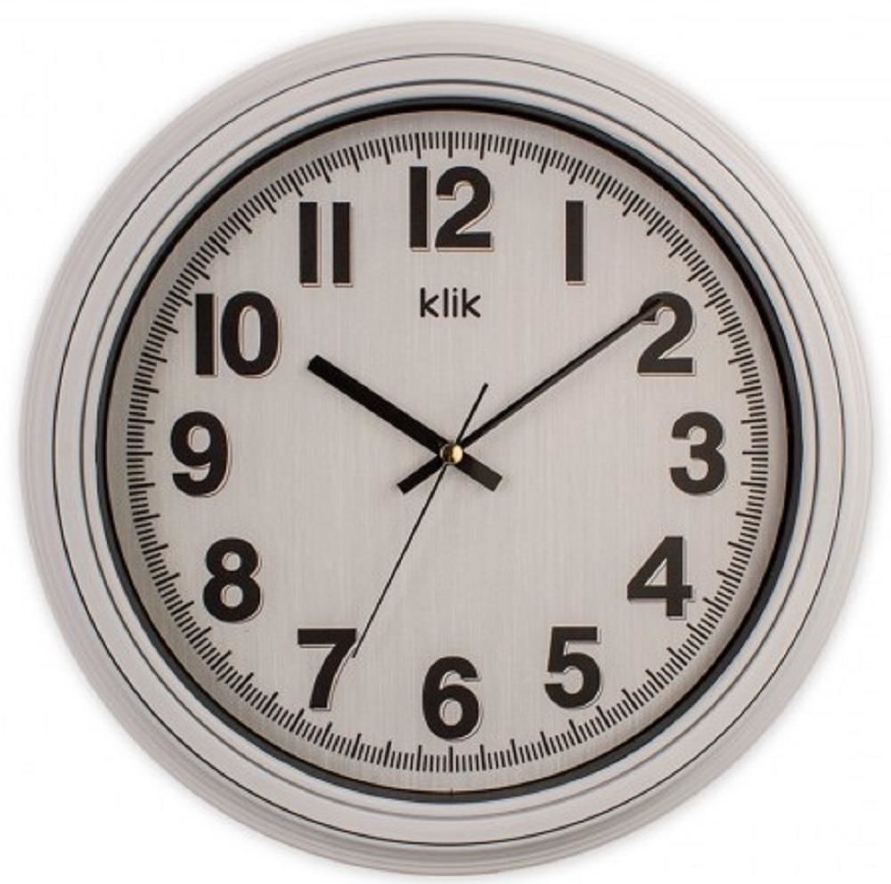 Klik Auris Beyaz Ev İşyeri Ofis Duvar Saati