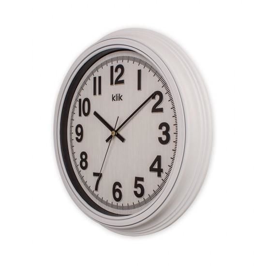 Klik Auris Beyaz Ev İşyeri Ofis Duvar Saati
