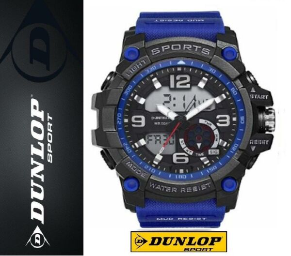 Dunlop DUN-339-G02 Analog ve Dijital Erkek Kol Saati