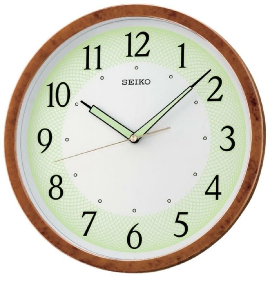 Seiko QXA472B Sessiz Saniye LumiBrite® Dekoratif Duvar Saati