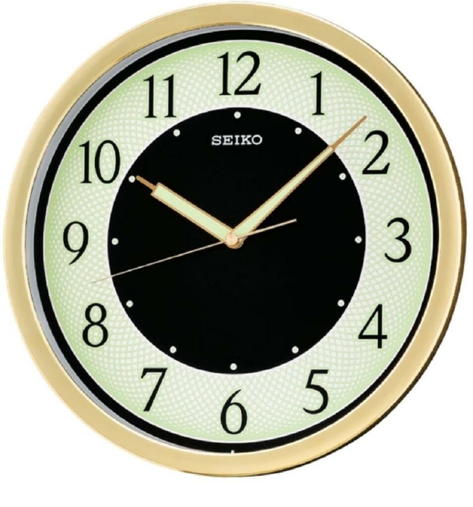 Seiko QXA472G Sessiz Saniye LumiBrite® Dekoratif Duvar Saati