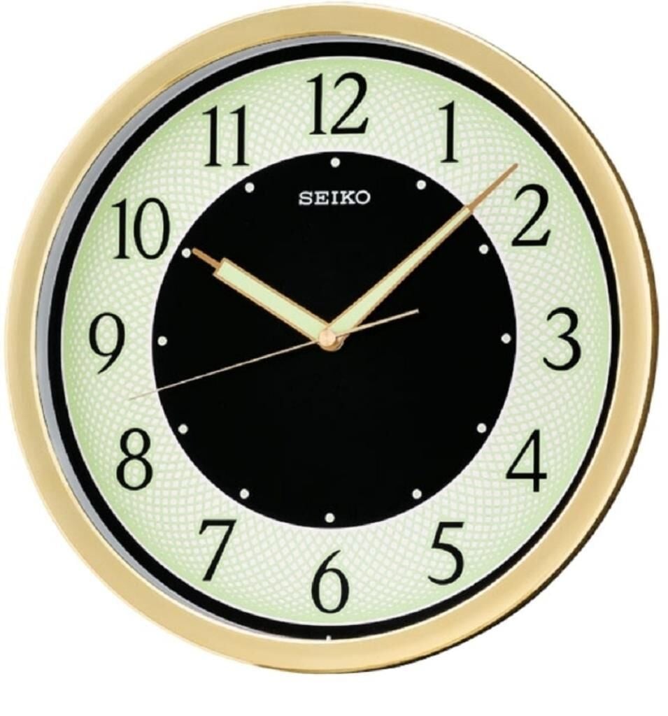 Seiko QXA472G Sessiz Saniye LumiBrite® Dekoratif Duvar Saati